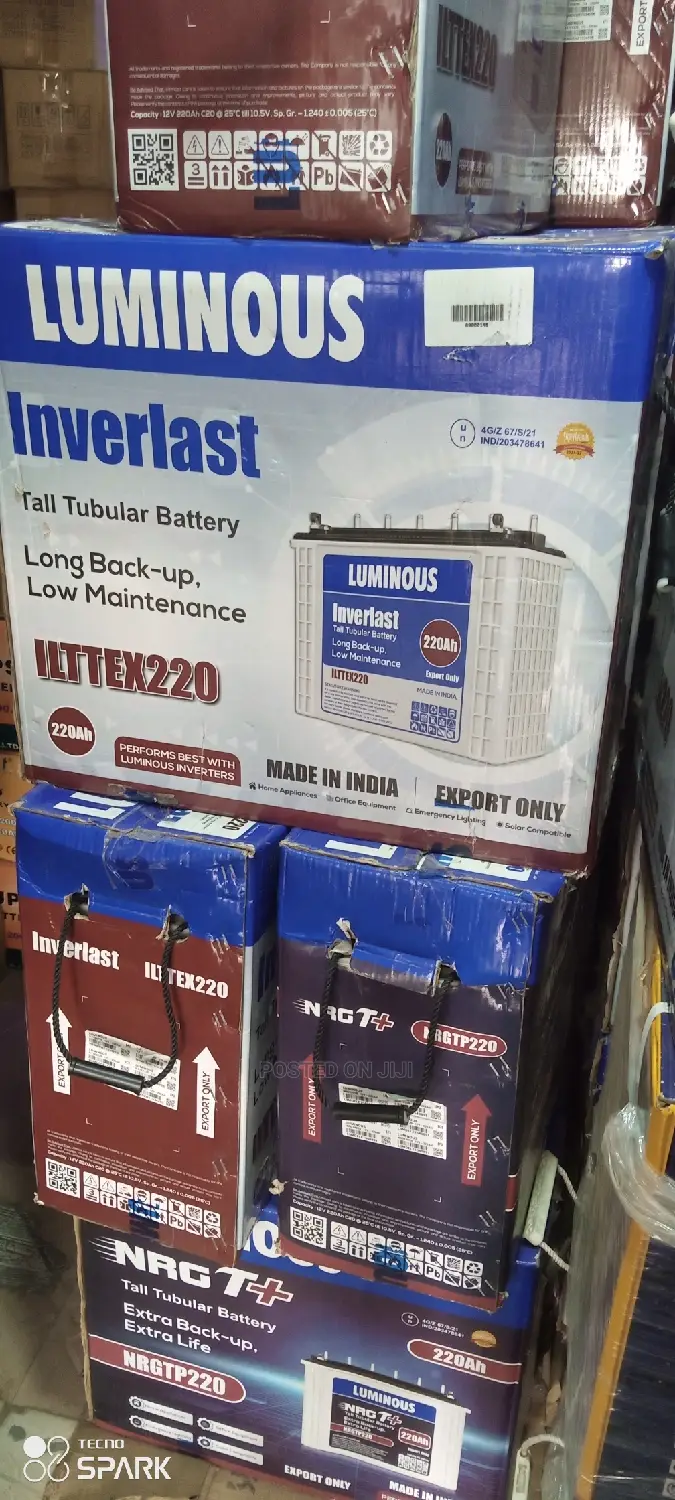 220ah Luminous Battery Inverlast