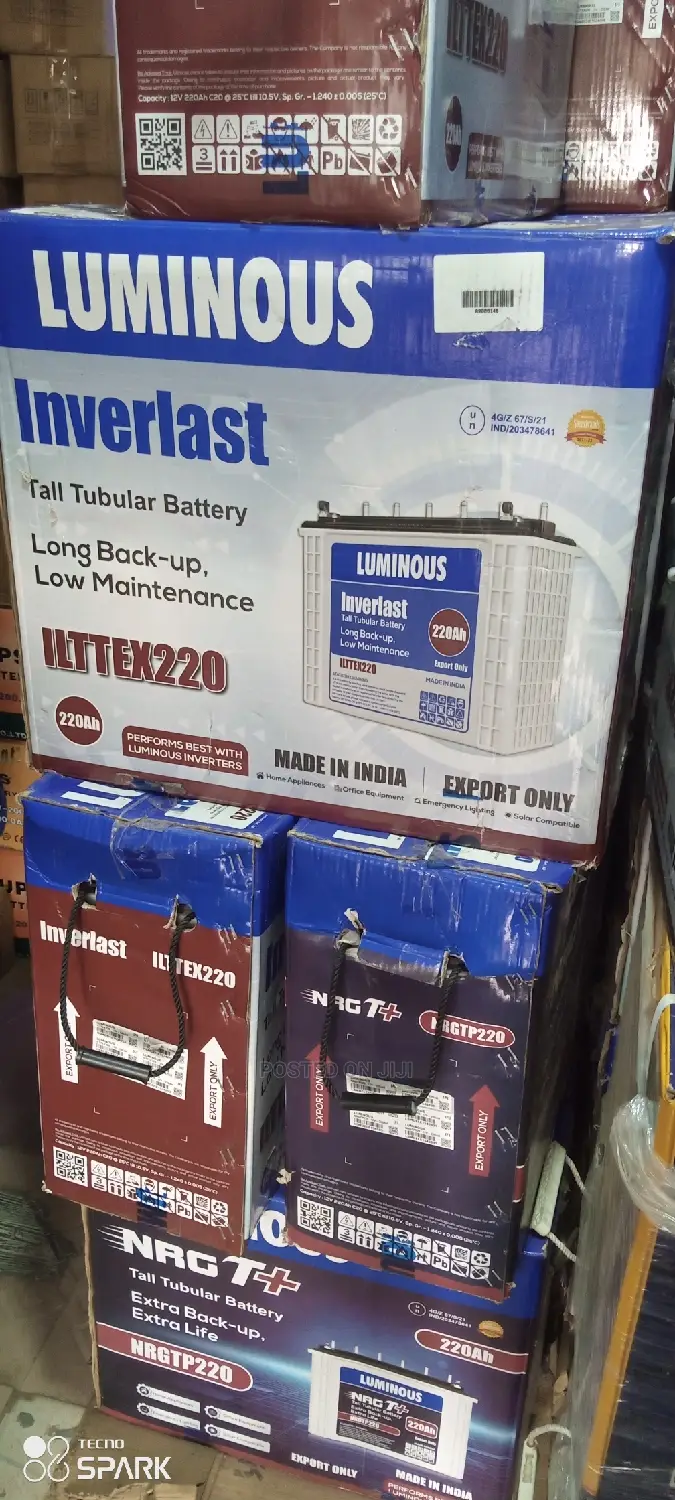 220ah Luminous Battery Inverlast