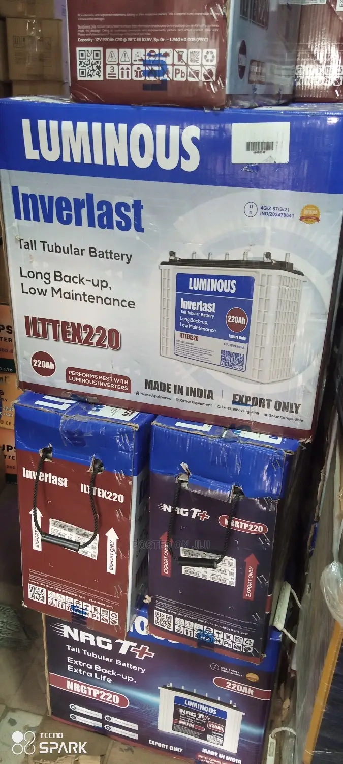 220ah Luminous Battery Inverlast