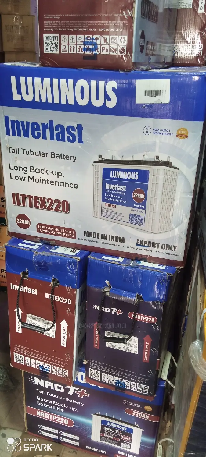 220ah Luminous Battery Inverlast