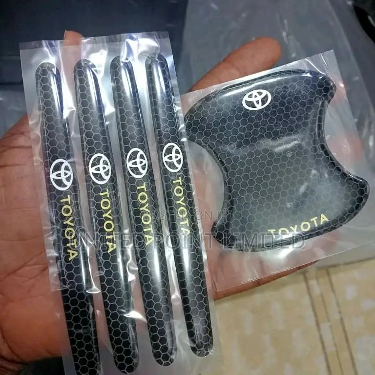 Door Handle Sticker for Toyota Black