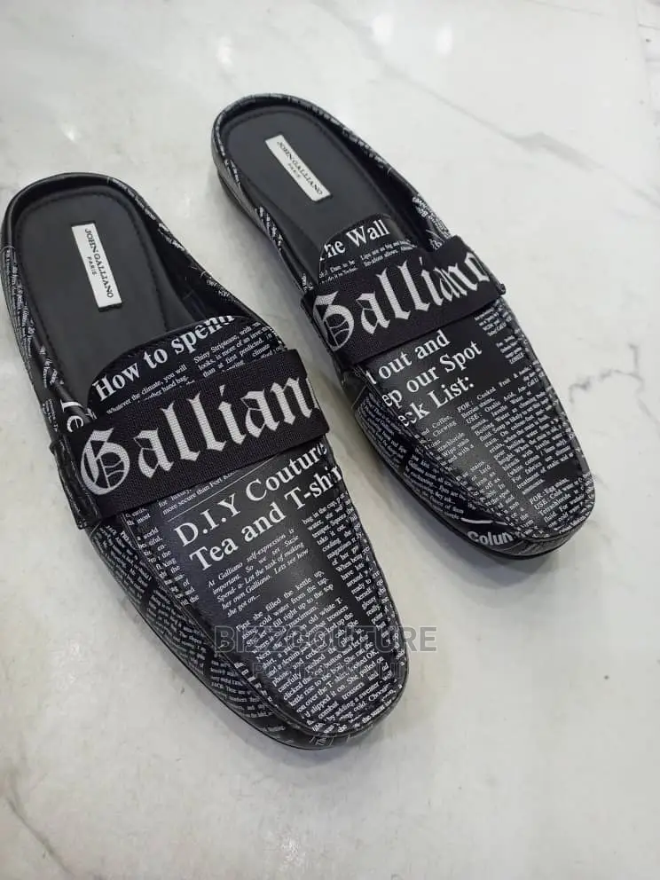 Original Italian JOHN GALLIANO Half Shoes Available Instore