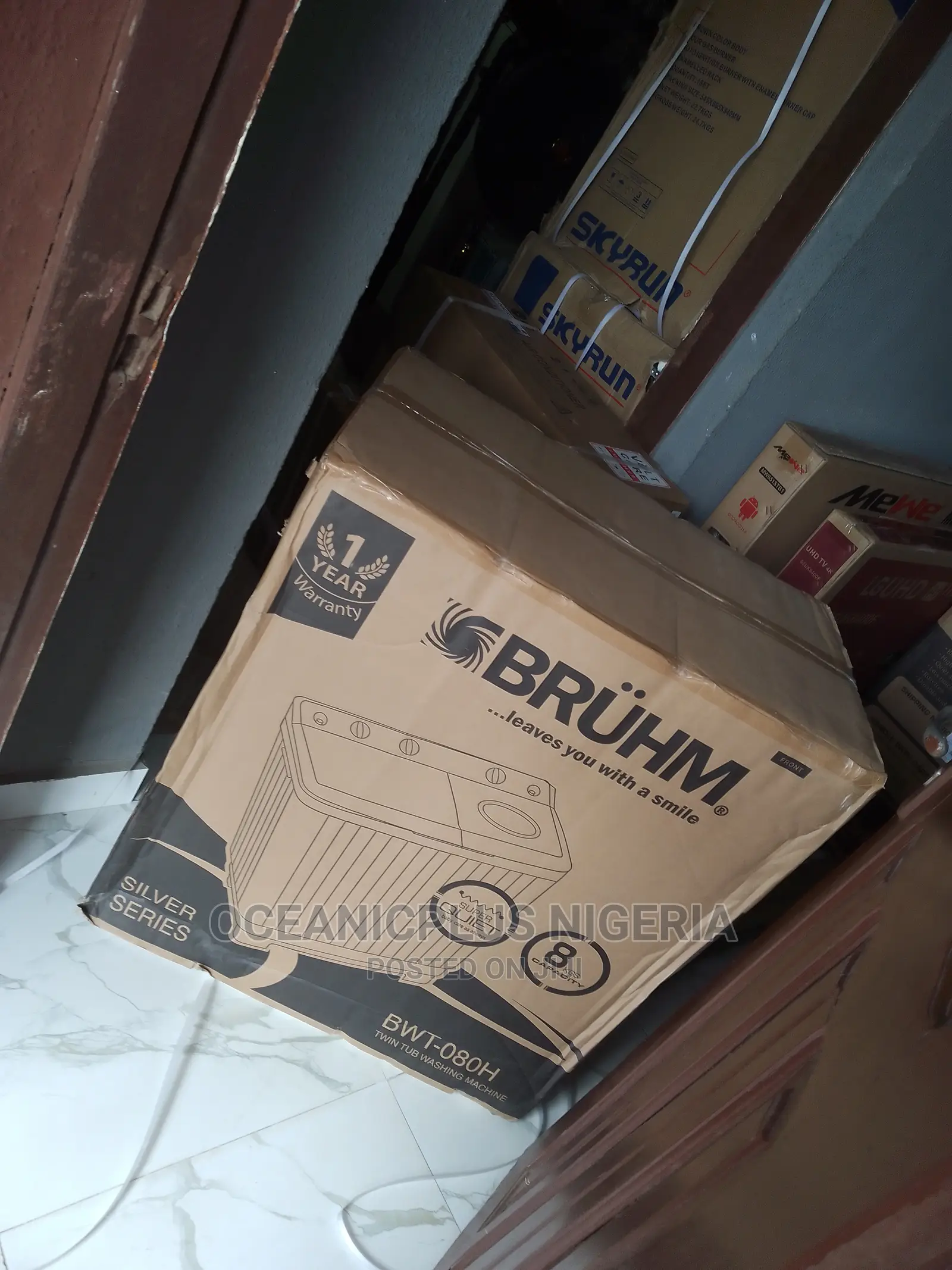 Reliable Bruhm 8kg Twin Tub Washing Machine