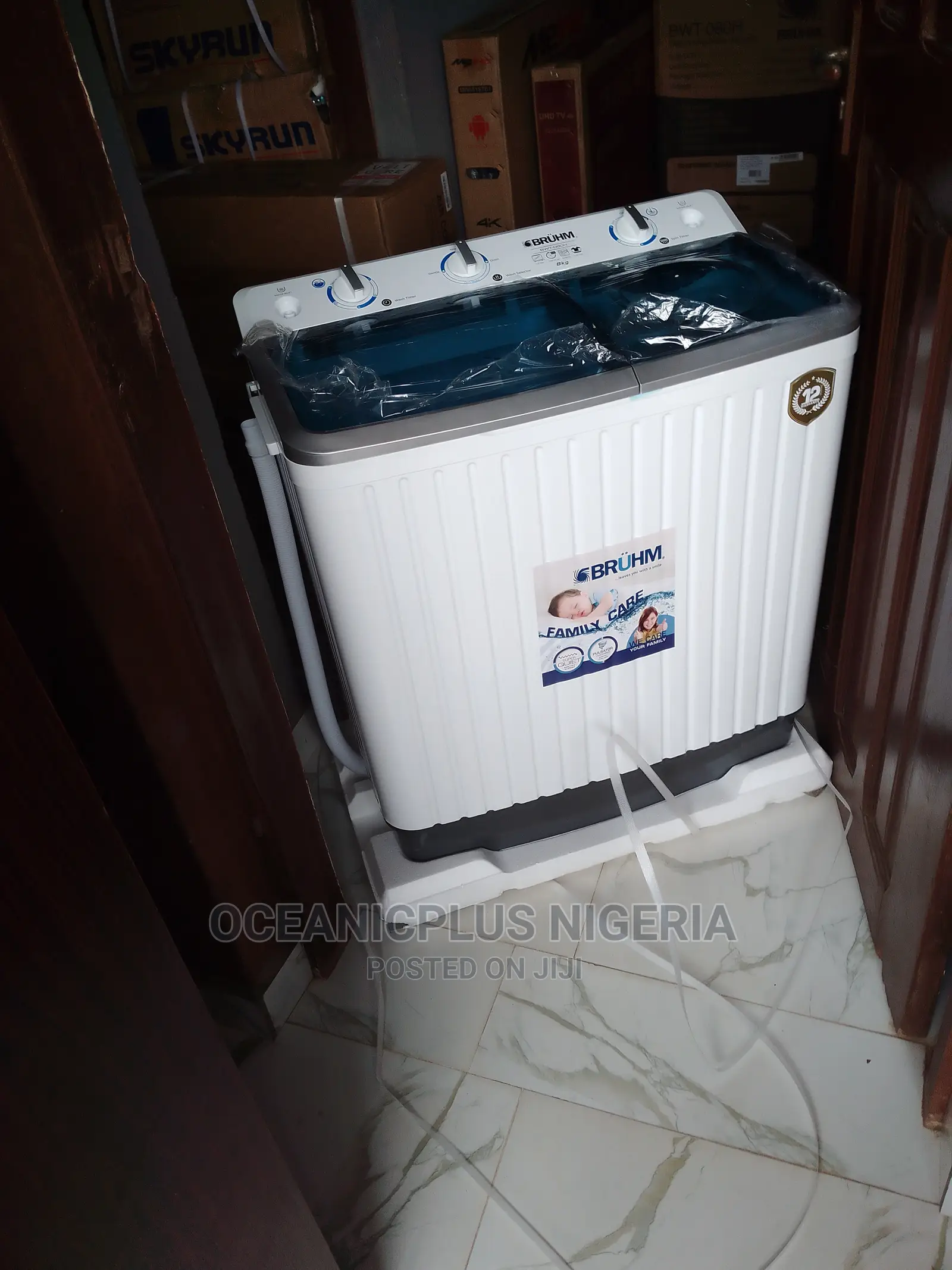 Standard Bruhm 8kg Twin Tub Washing Machine