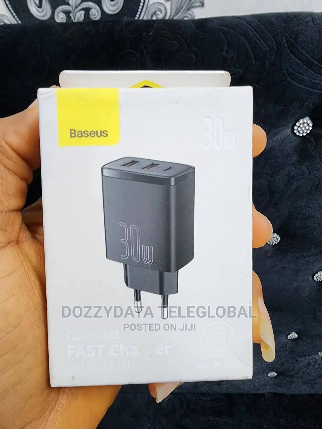 Baseus Compact 3 Ports Fast Charger 30W