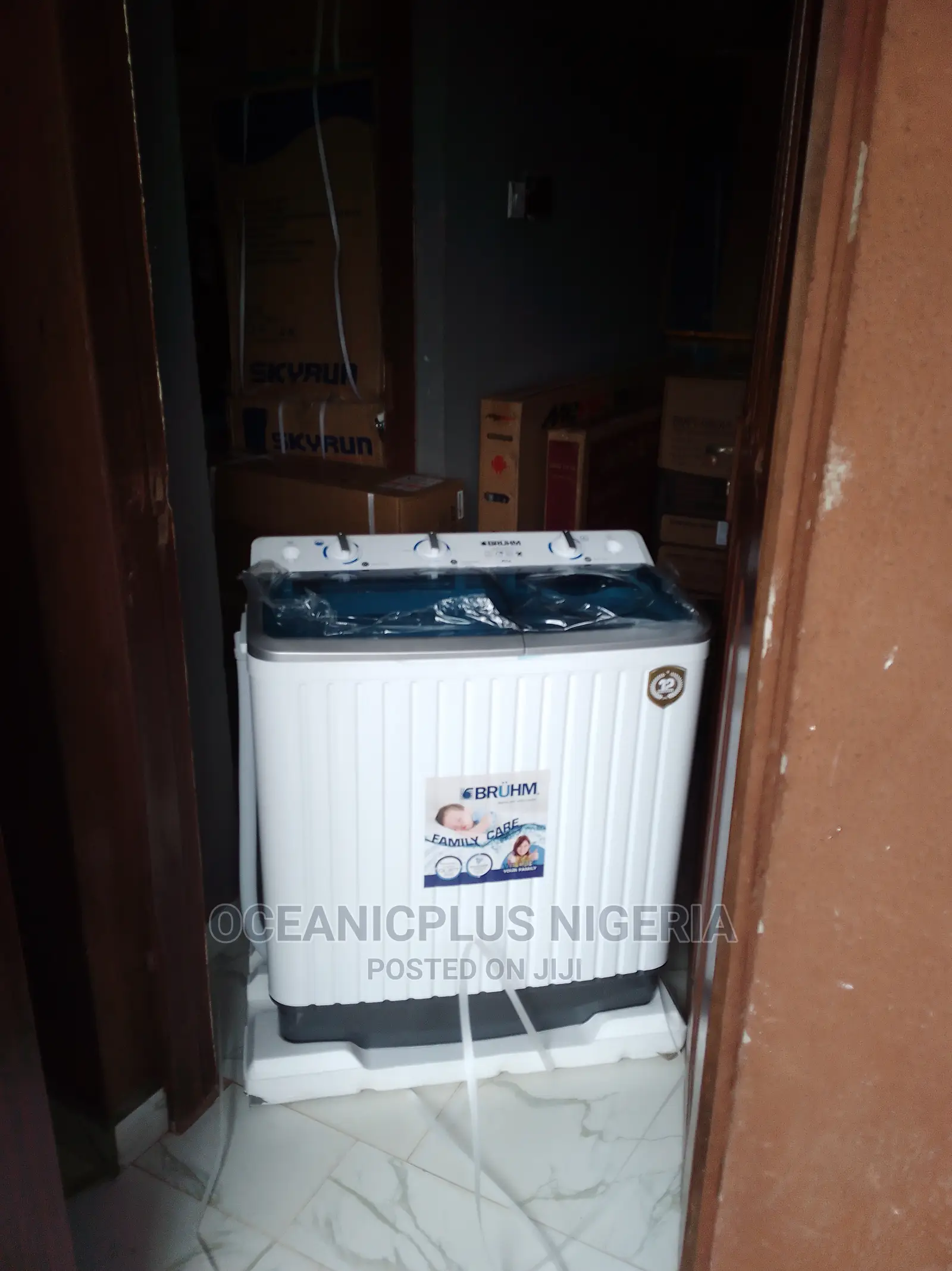 A High Clean Ratio Bruhm 8kg Twin Tub Washing Machine