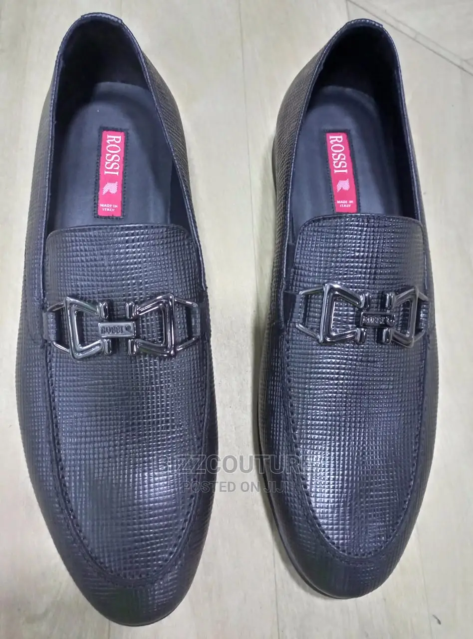 Original Italian ROSSI Leather Loafers Available in Store