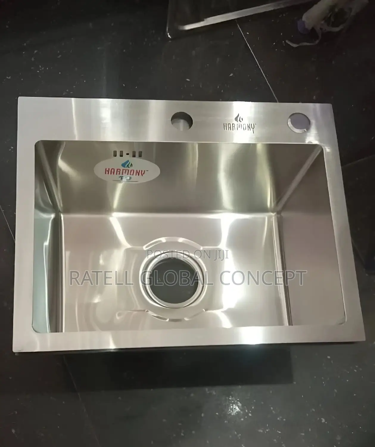 Only Bowl Handmade Kitchen Sink (Satin) Size 50/45