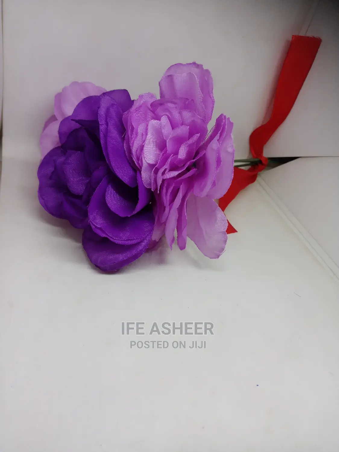 Romantic Simple Flowers in a Fancy Bag- Purple