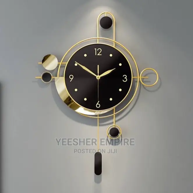 Luxury Gold Wall Clock