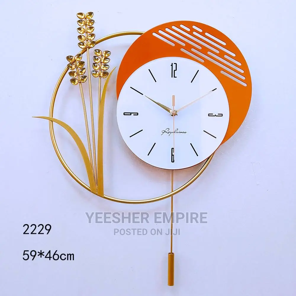 Luxury Gold Wall Clock