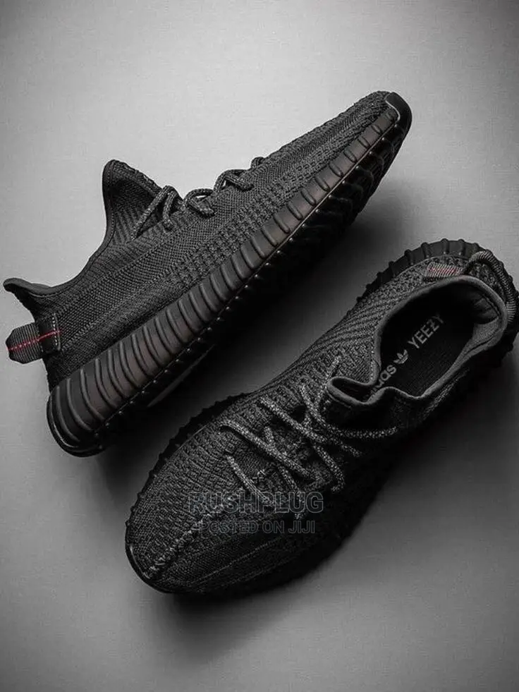 Yeezy 350 Static Black “Reflective” Sneakers