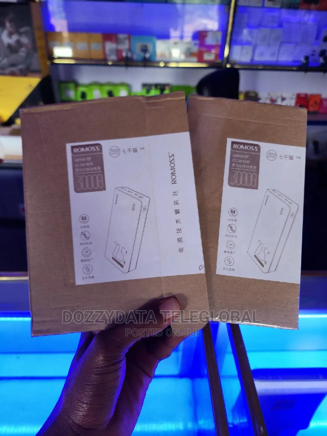 ROMOSS 22.5W Fast Charge
30000mah Power Bank Sense8f