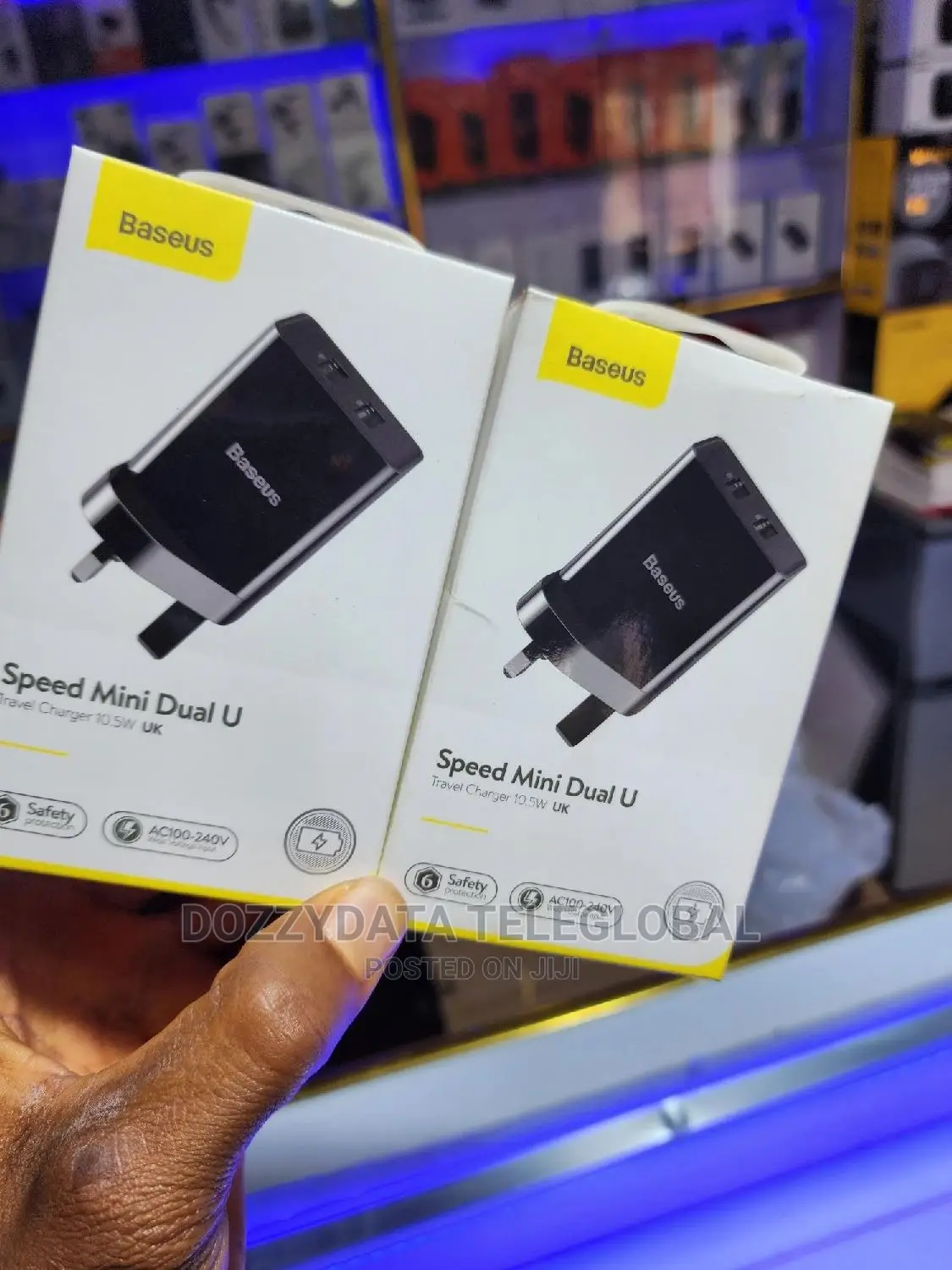 Baseus Speed Mini QC 10.5W Dual Port USB-A Mains Charger
