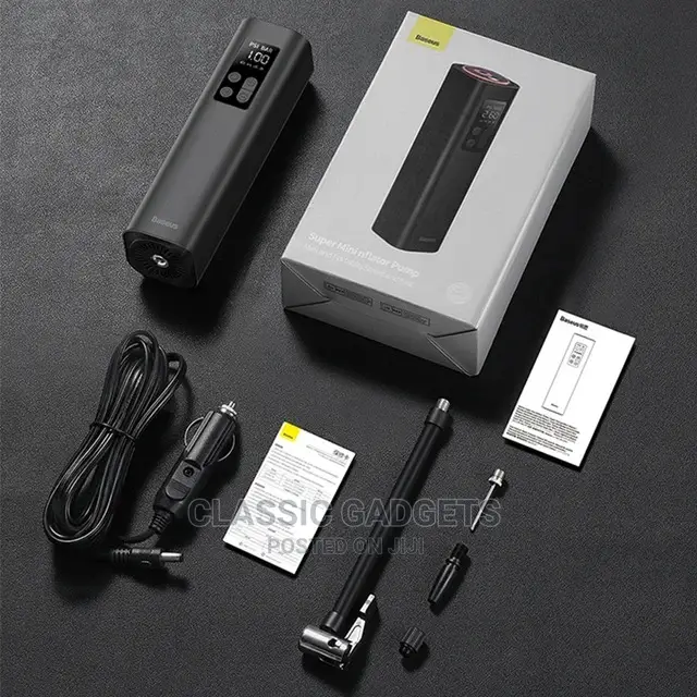 Baseus Super Mini Smart Fast Inflator for Cars and Balls
