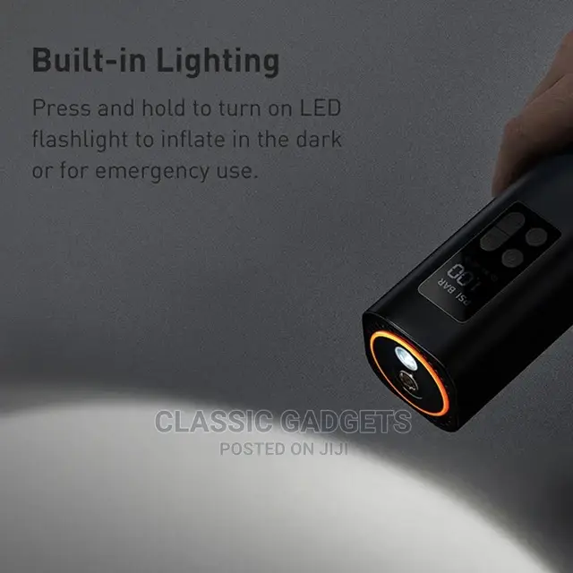 Baseus Super Mini Smart Fast Inflator for Cars and Balls