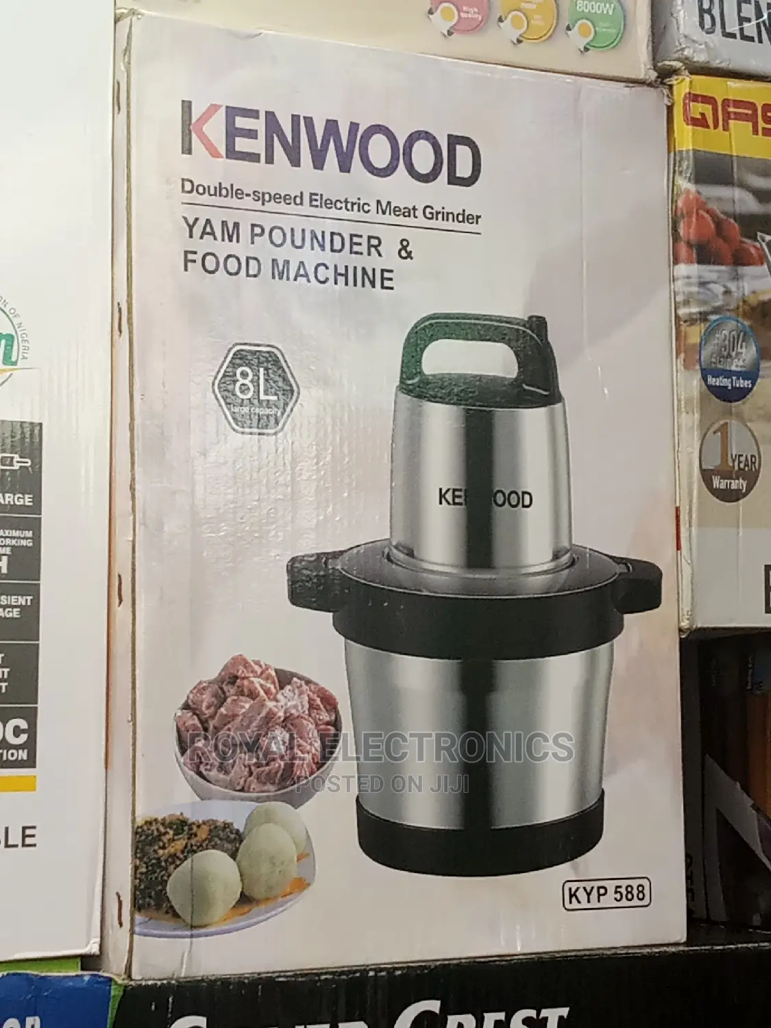 Top Class Kenwood 8L Yam Pounder and Food Machine