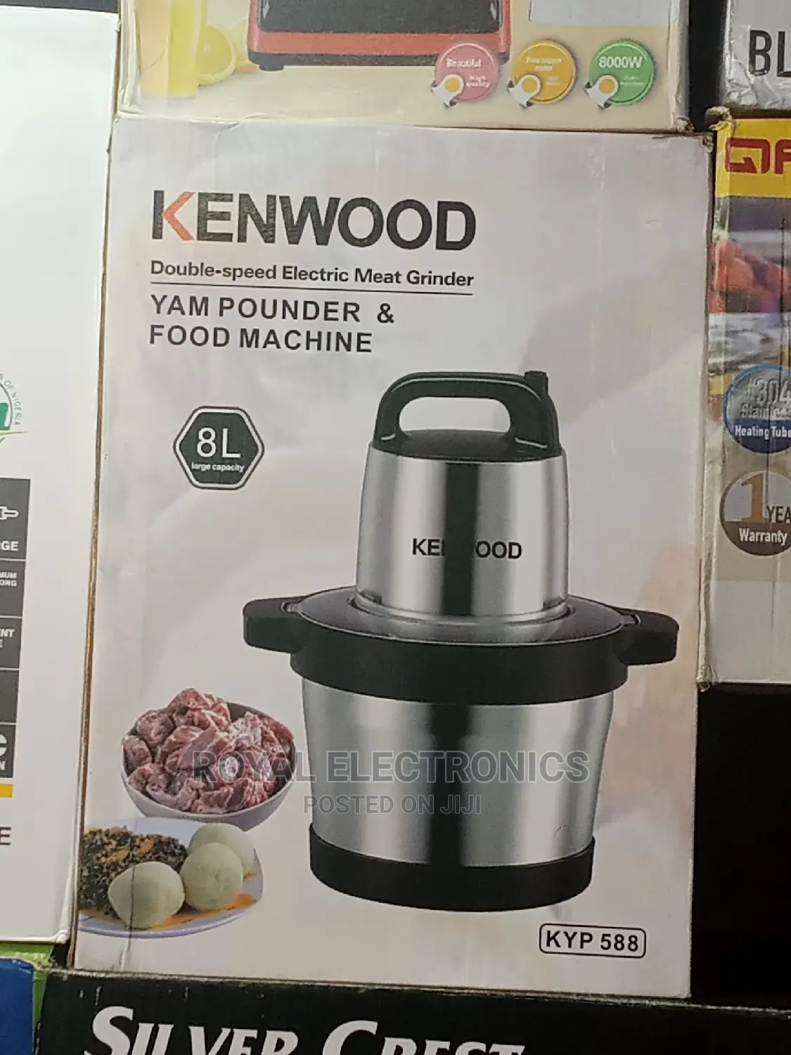Top Class Kenwood 8L Yam Pounder and Food Machine