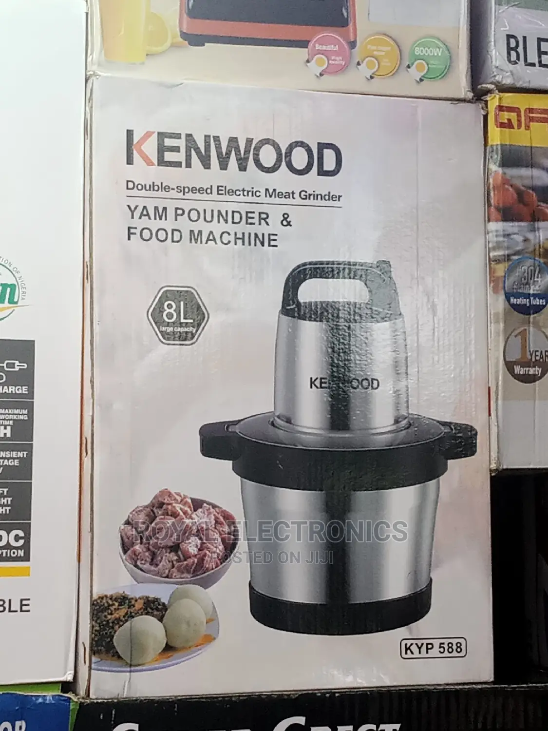 World Class Kenwood 8L Yam Pounder and Food Machine