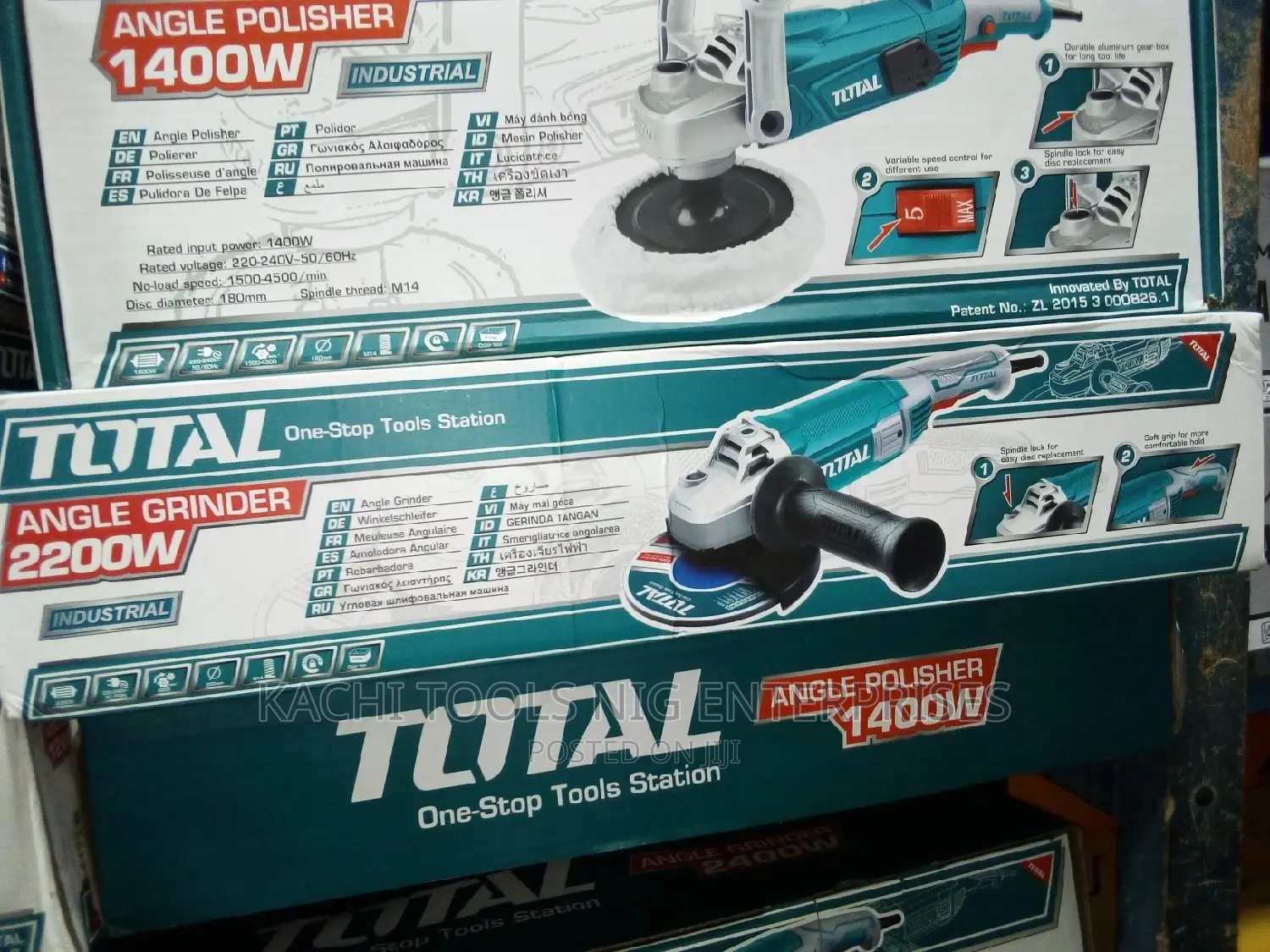 2200w 9" Angel Grinding Machine