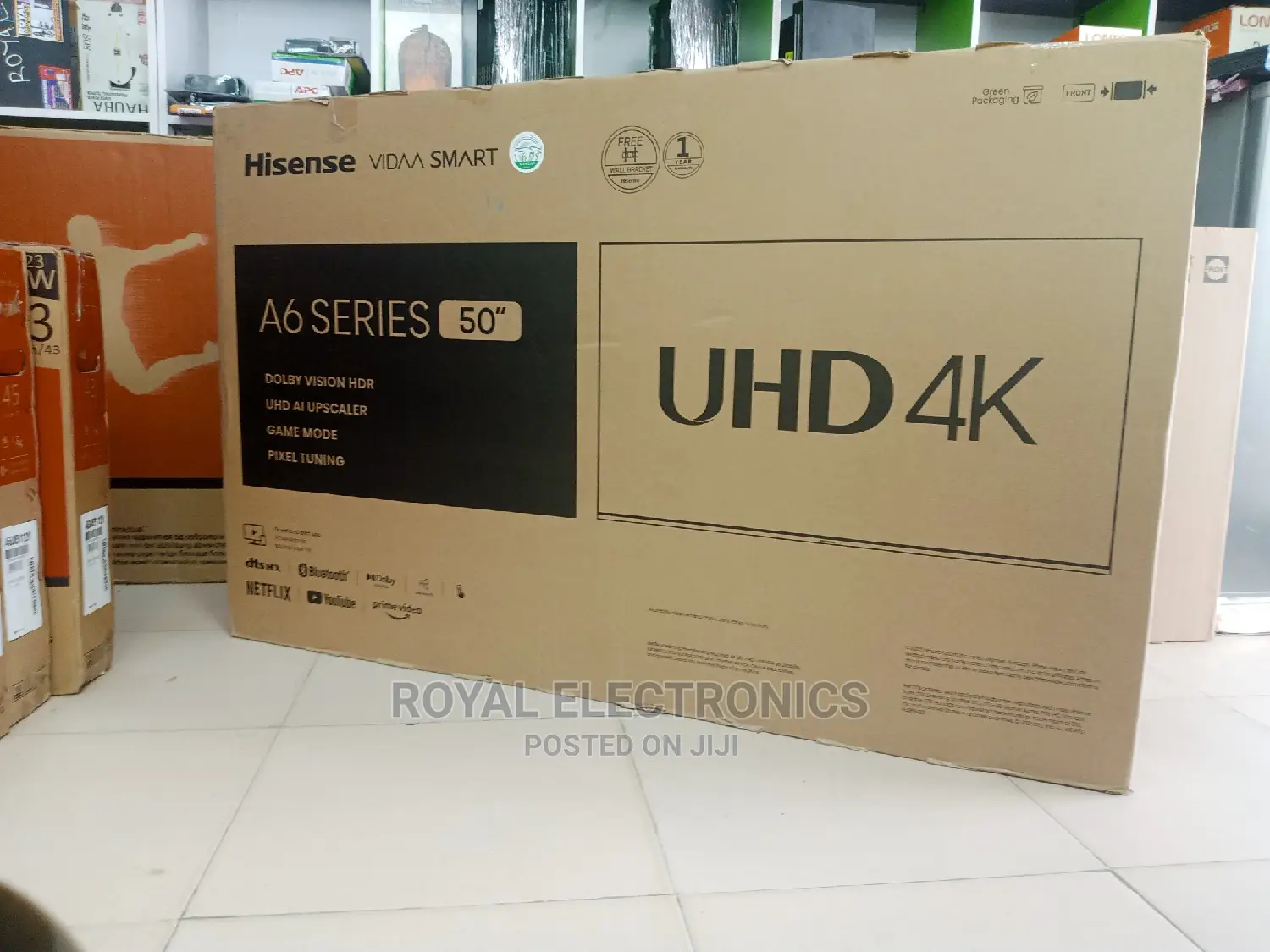 Durable Hisense 50 Inches Smart UHD Television