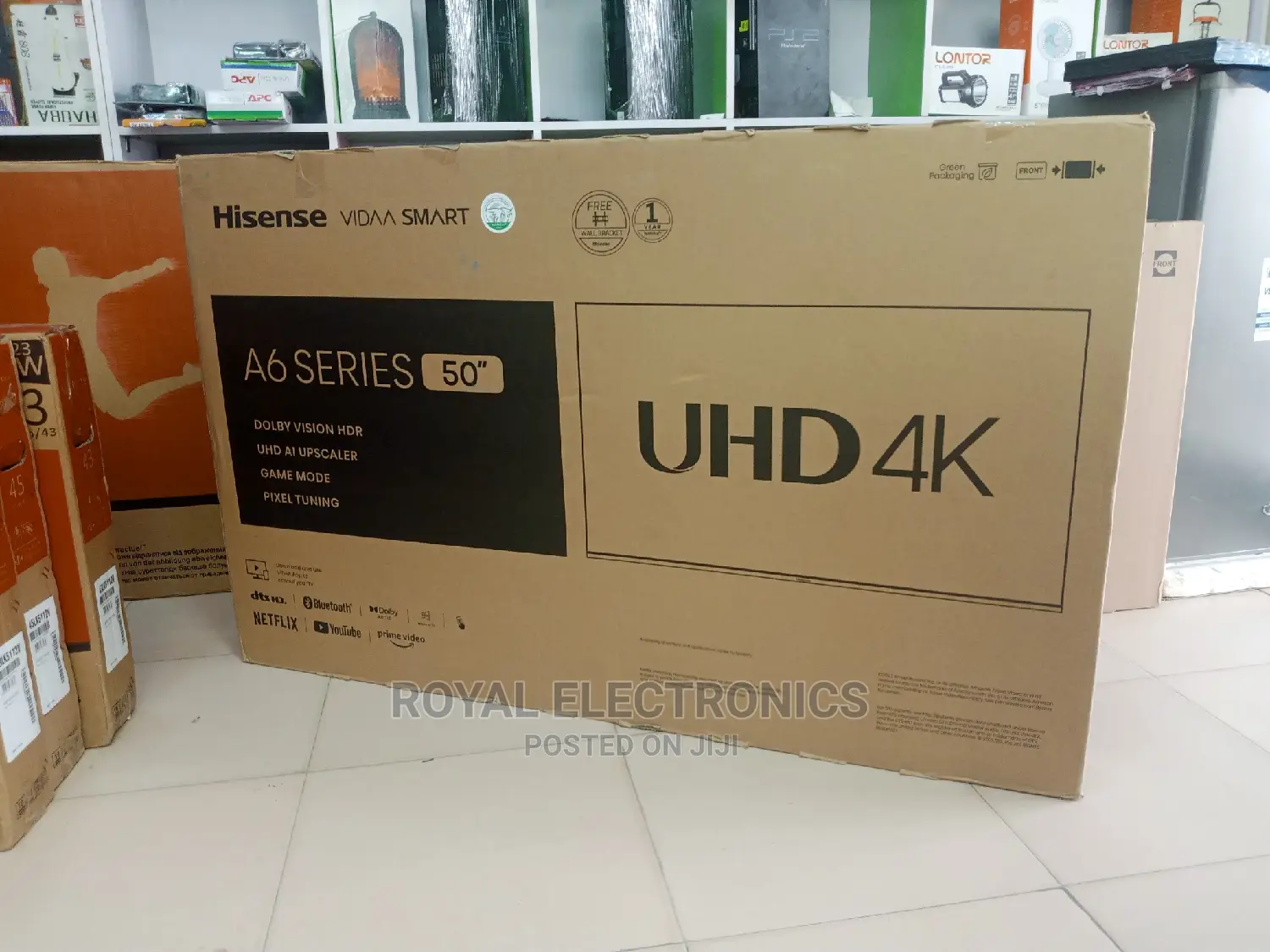 Durable Hisense 50 Inches Smart UHD Television