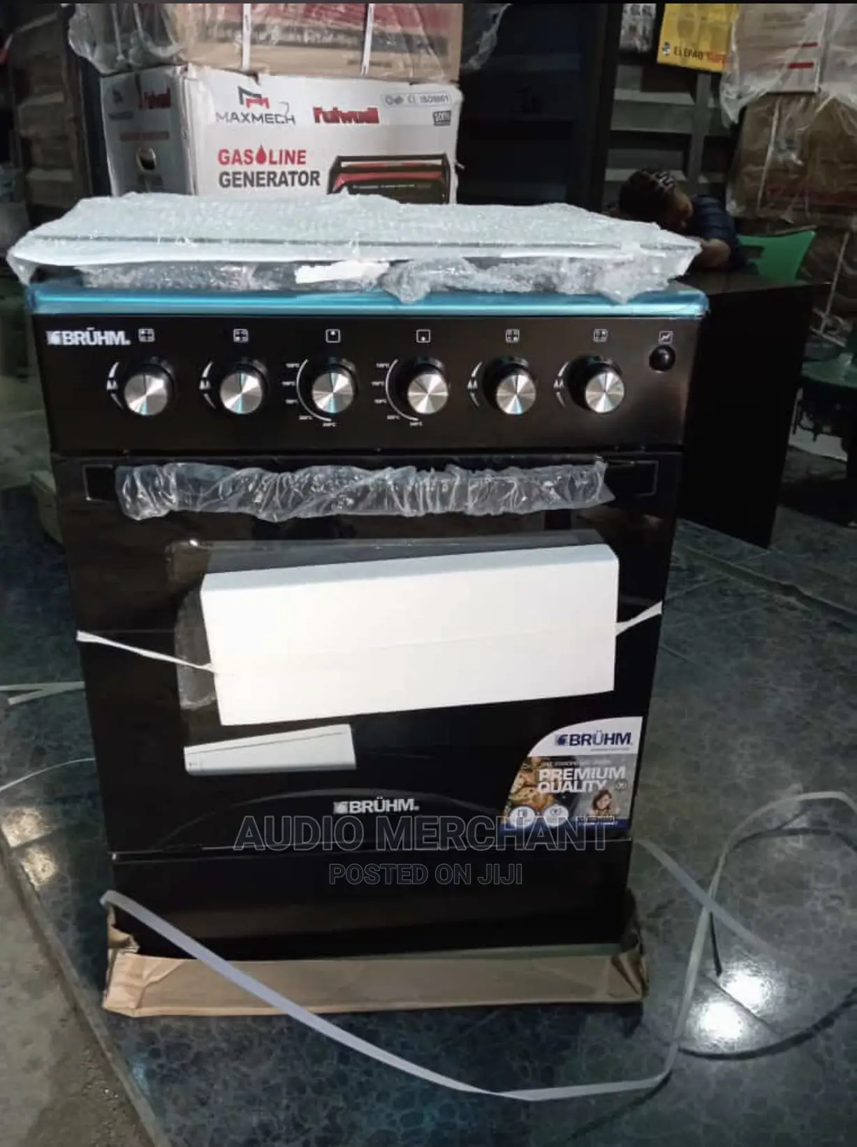 Bruhm 4 in 1 All Gas With Oven Grill 60x60 Cooker