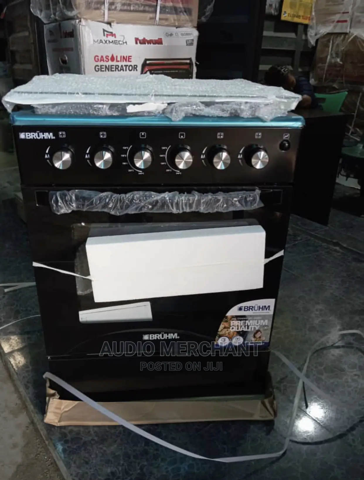 Bruhm 4 in 1 All Gas With Oven Grill 60x60 Cooker