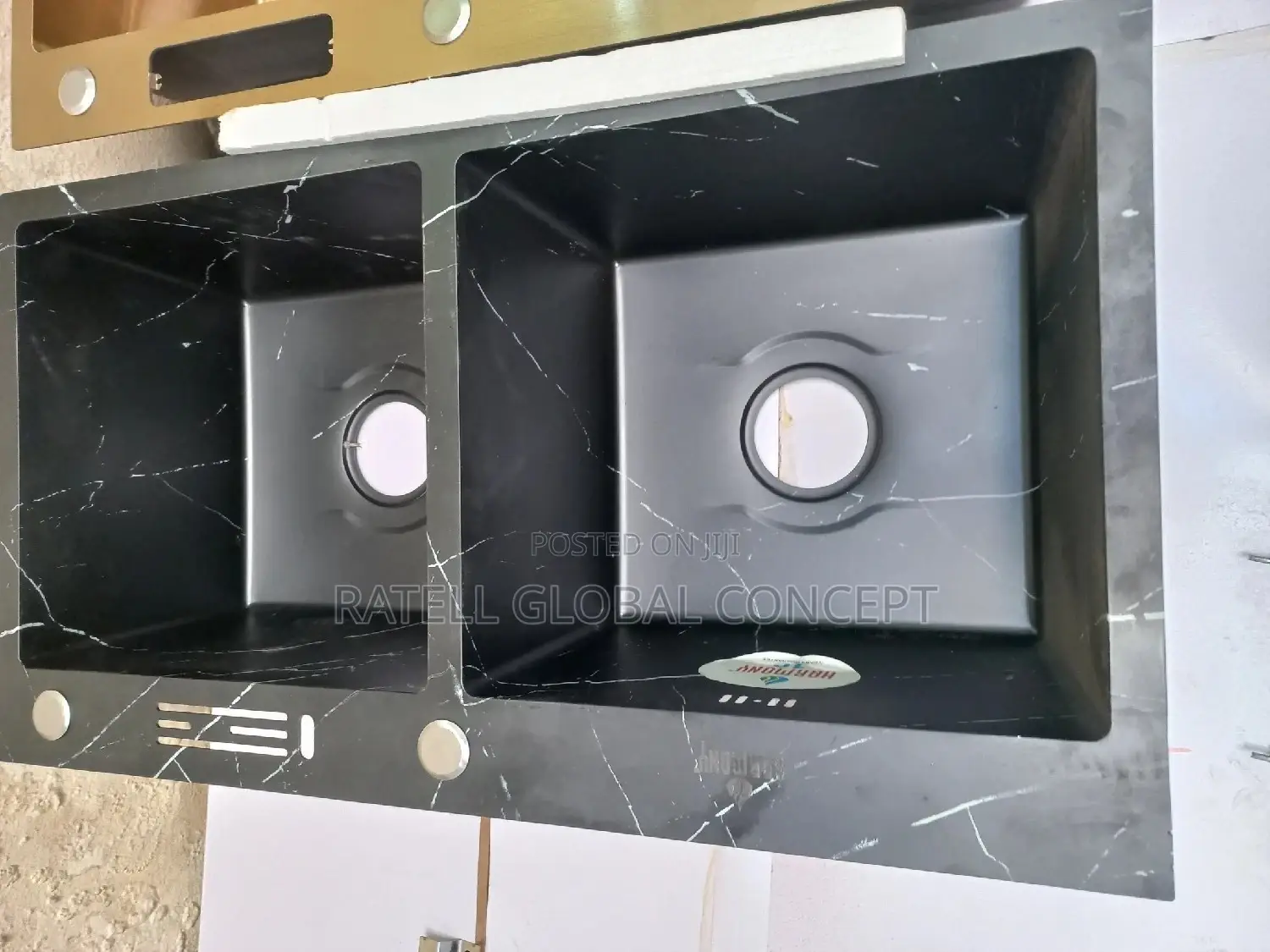 Marble Black Hd Kitchen Sink