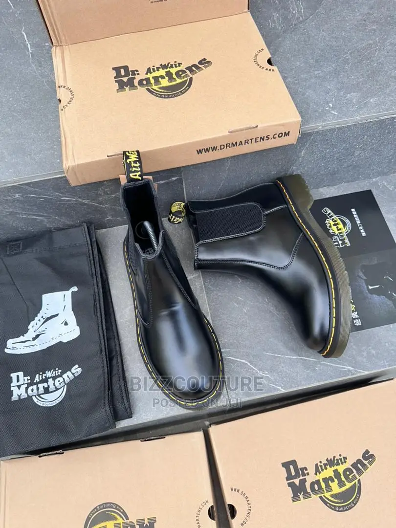 Original Dr Martens Shoenwt Leather Boots Available Instore