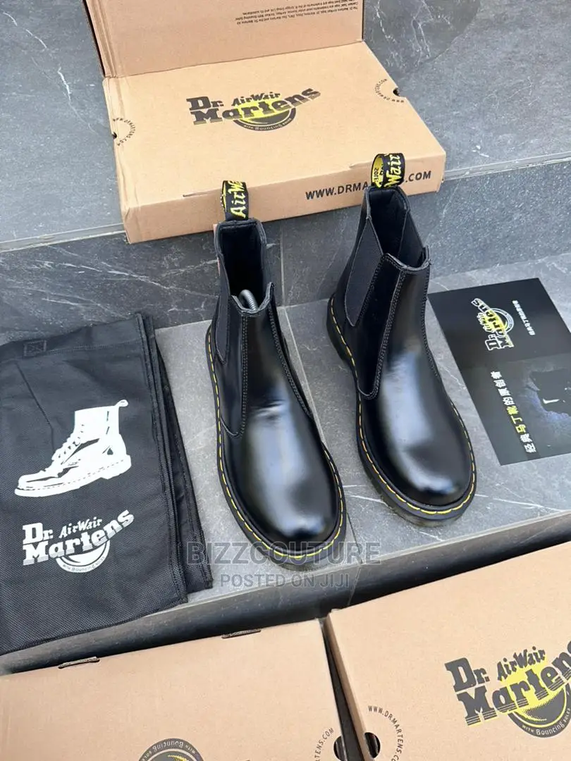 Original Dr Martens Shoenwt Leather Boots Available Instore