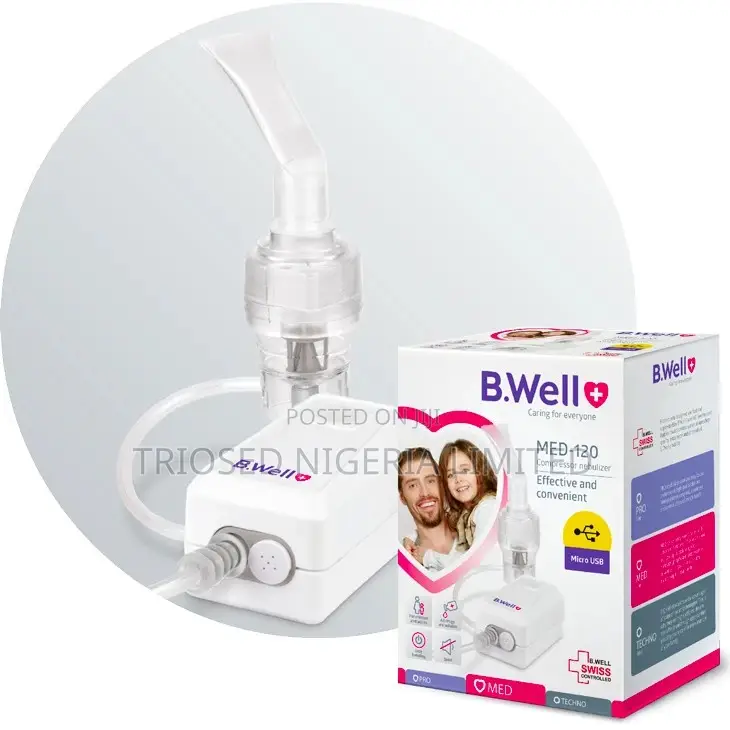 MED-120 Compressor Nebulizer, (B.Well Swiss)