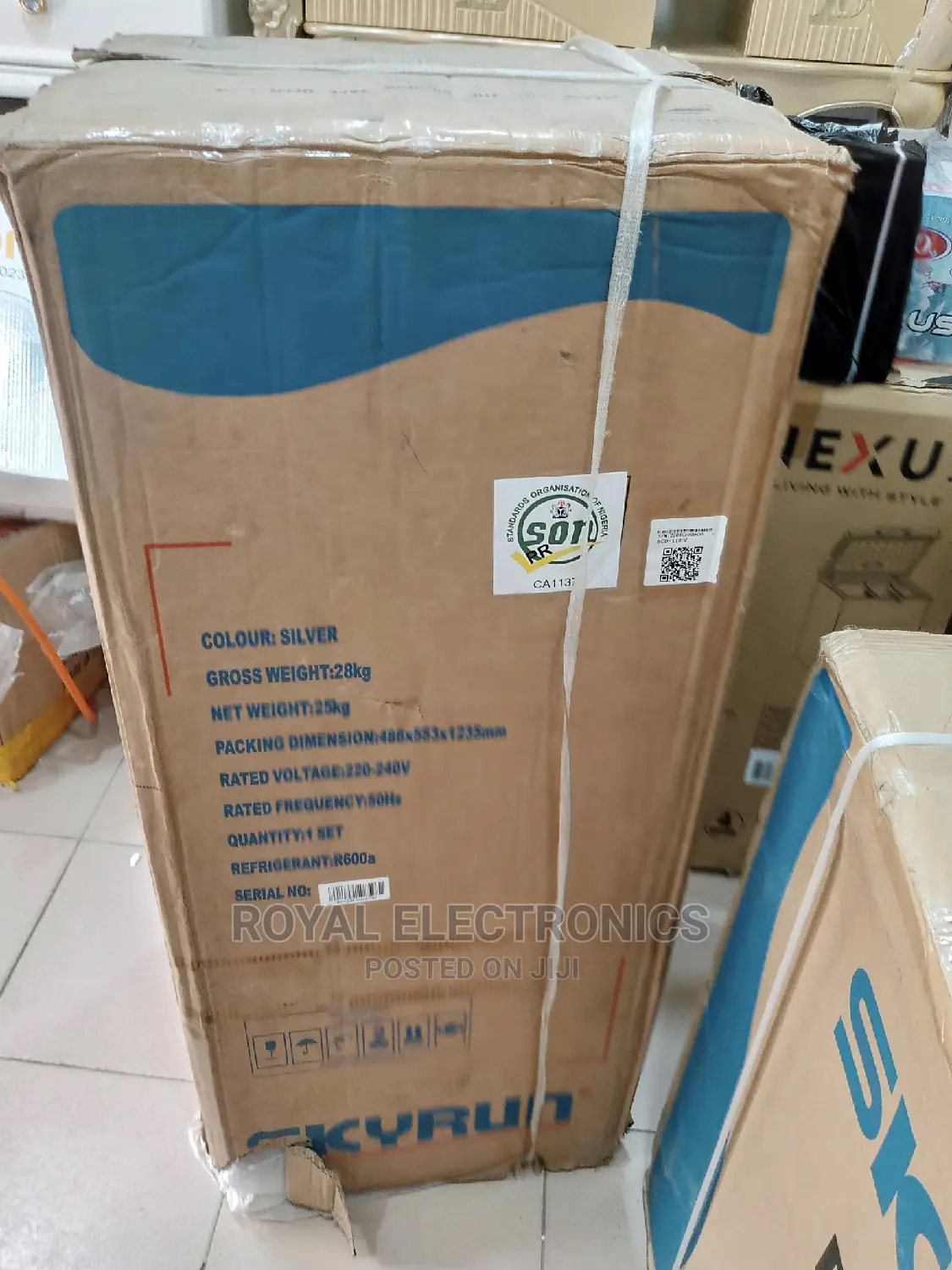 Long Lasting Skyrun 118 Litres Double Door Refrigerator