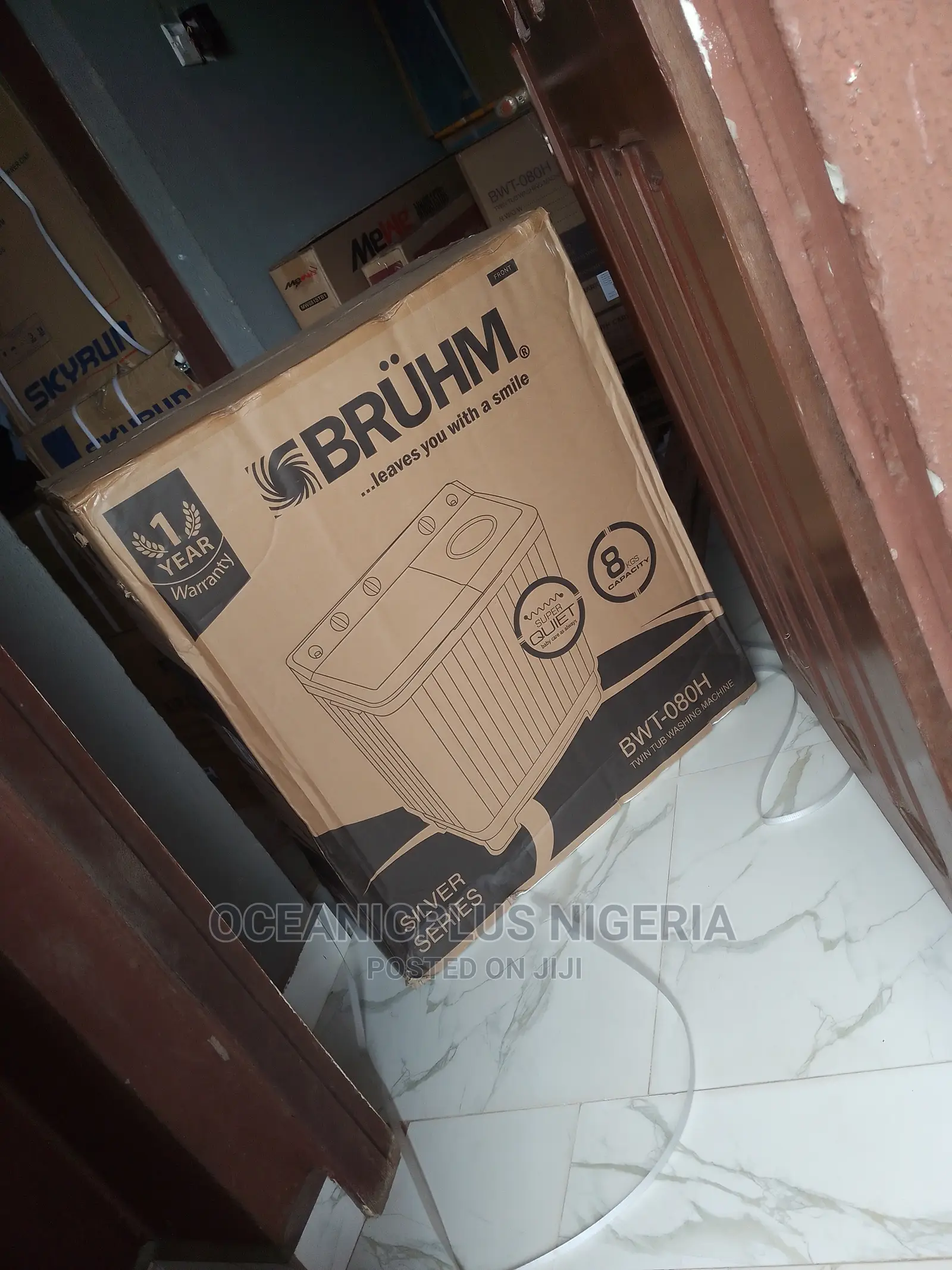 Low Noise Bruhm 8kg Twin Tub Washing Machine