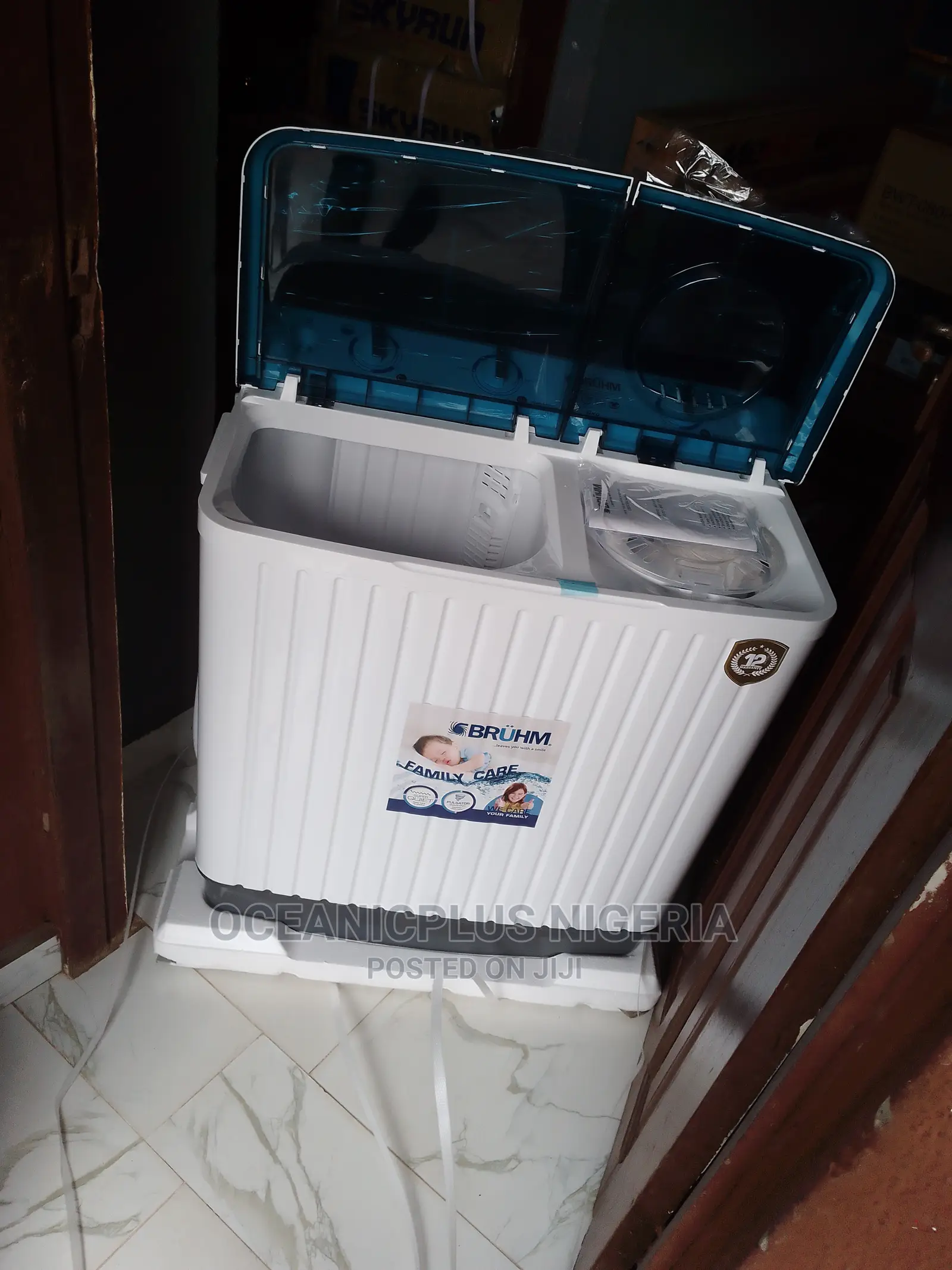 Temper Resistance Bruhm 8kg Top Loader Washing Machine