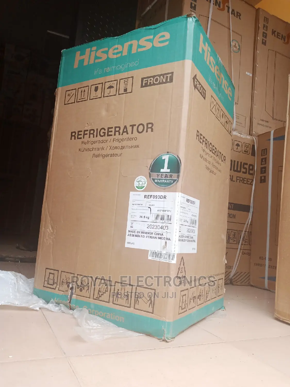 Top Class Hisense 93l Single Door Table Top Refrigerator
