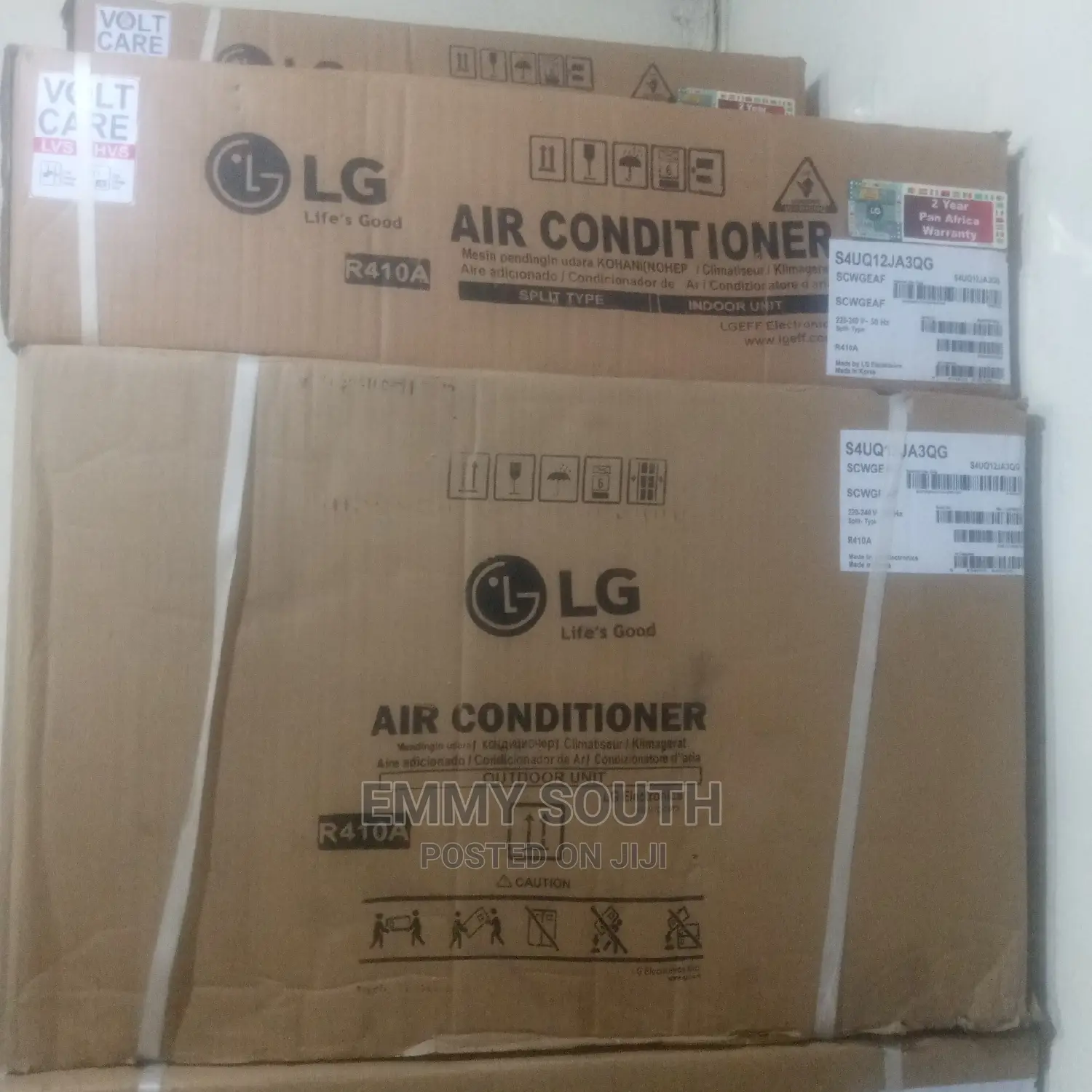 LG Voltage Care Split Unit a/C 1.5hp Lvs+Hvs Copper
