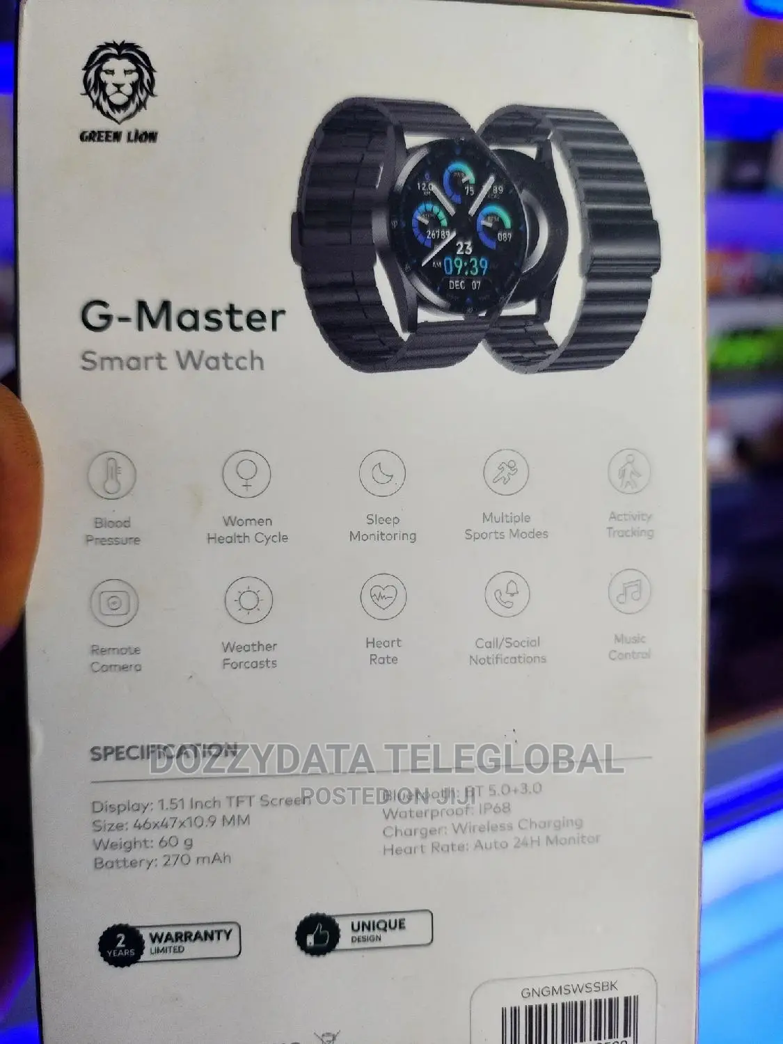 Green Lion G-Master Smart Watch