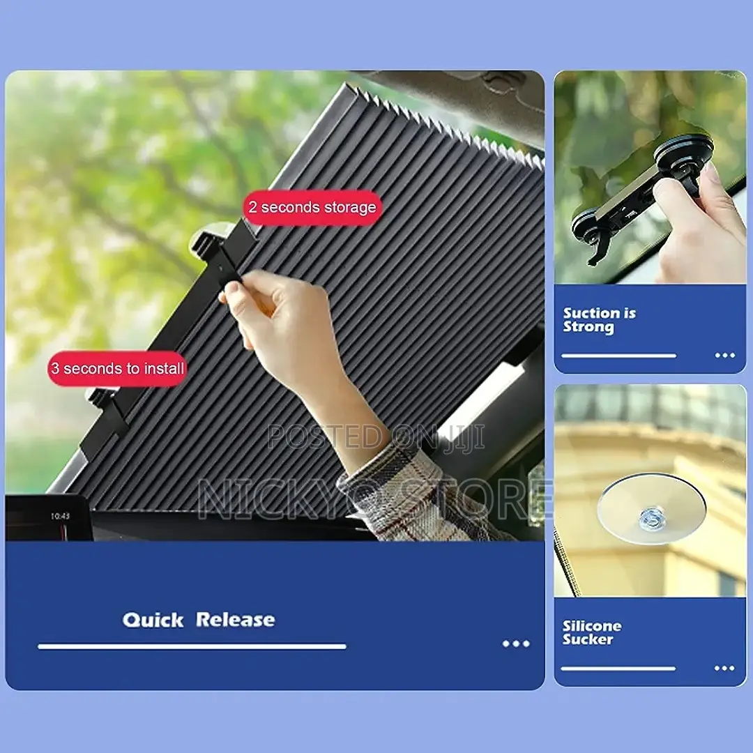 Car Retractable Curtain With UV Protection