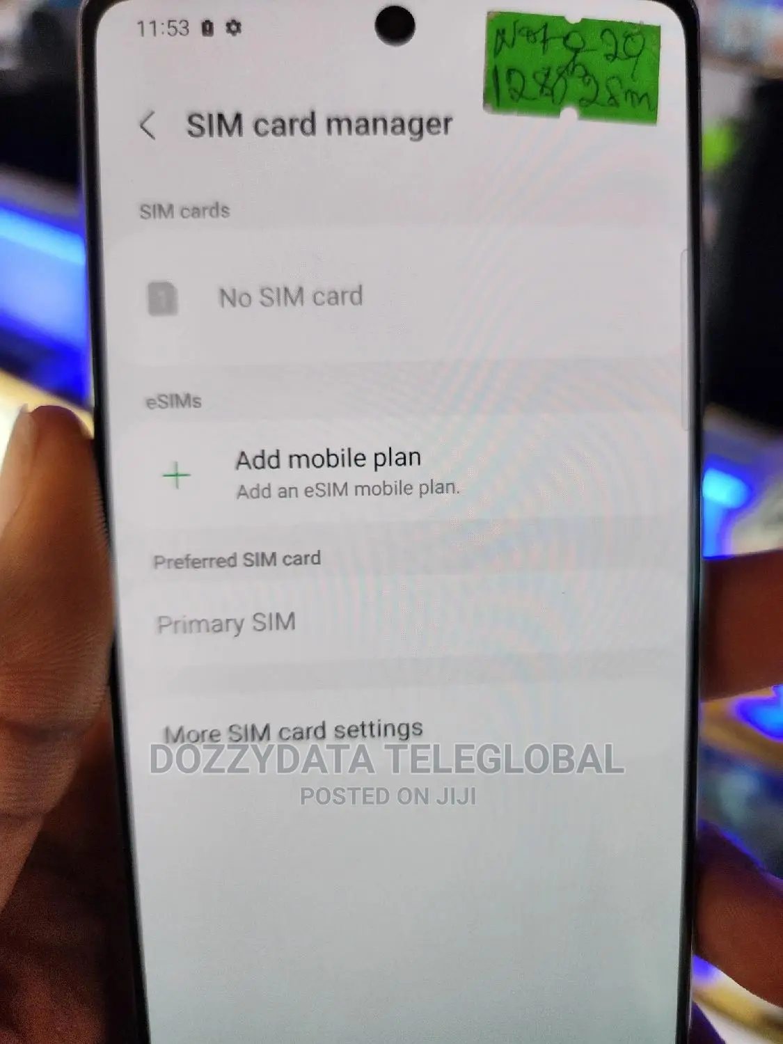 Samsung Galaxy Note 20 5G 128 GB Green