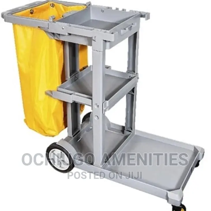 Janitor Cleaning Cart With Vinyi Bag