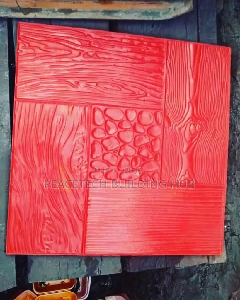 Stamp Floor Matt, Wooden Design