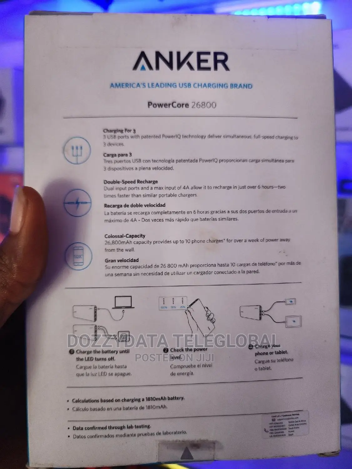 Anker Powercore+ 26800mah Fast Charging Power Bank