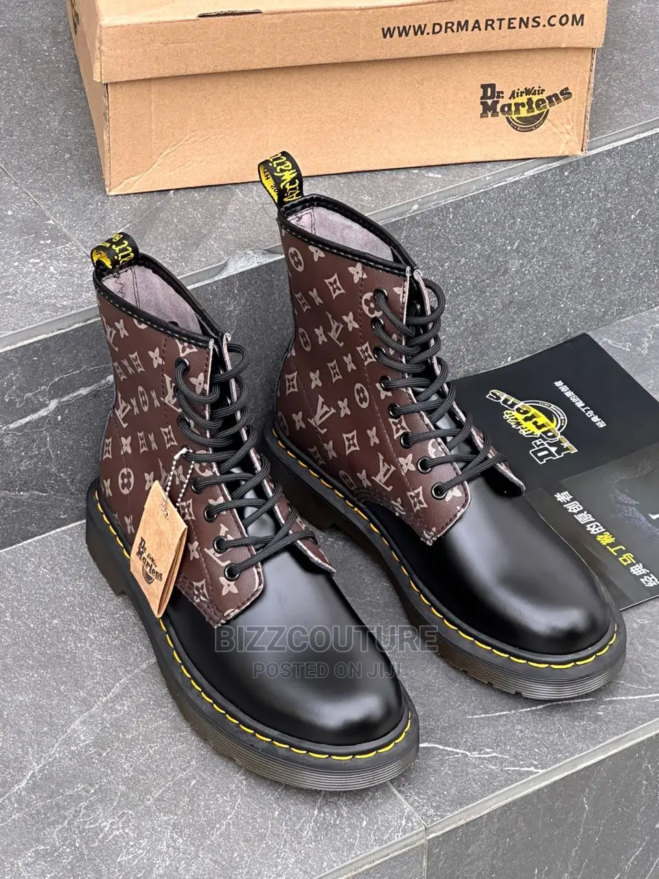 Original LOUIS VUITTON X Dr MARTENS 1460 Available in Store