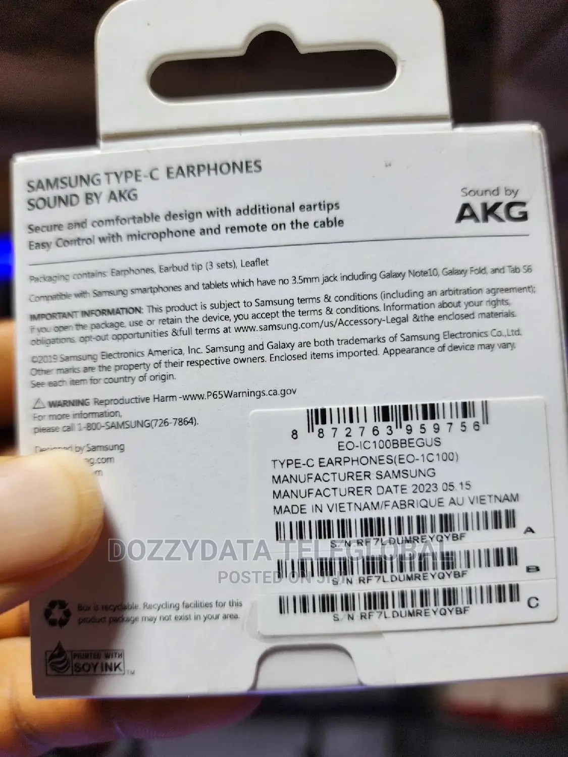 Samsung USB Type-C Earphones (Black)