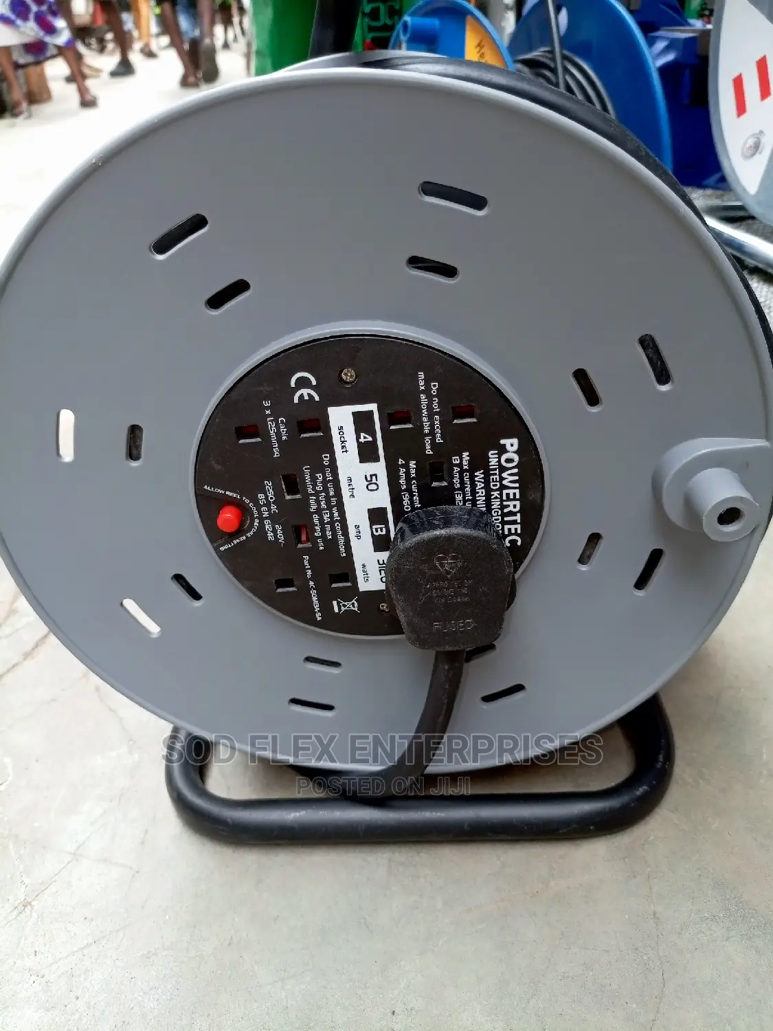 50 Meters Industrial Cable Reel