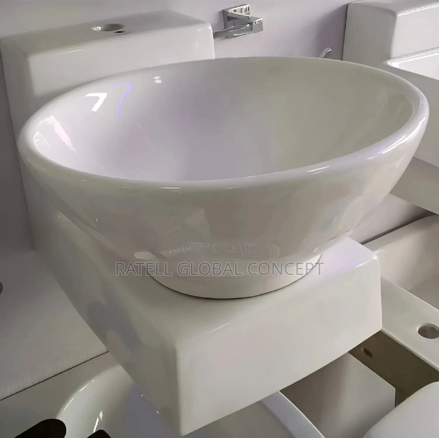 Rockford Wall Hanged Wash Basin WHITE