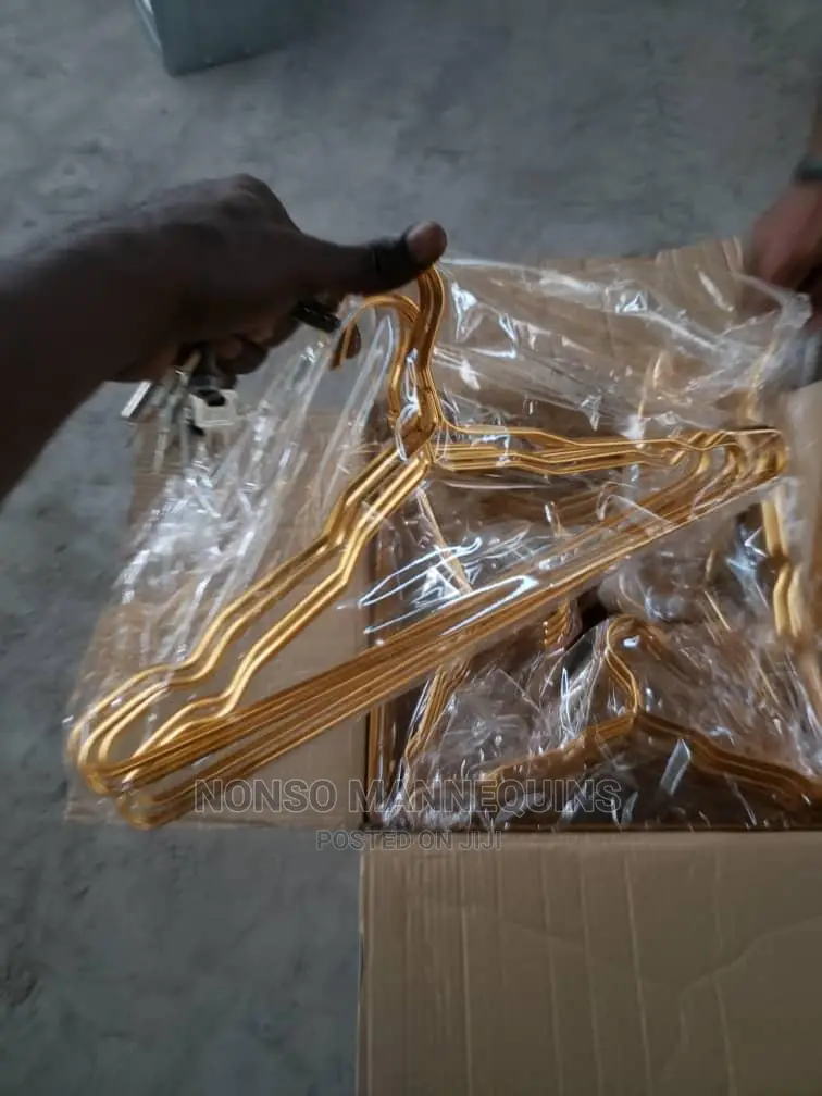 Luxury Gold Chrome Aluminum Hangers
