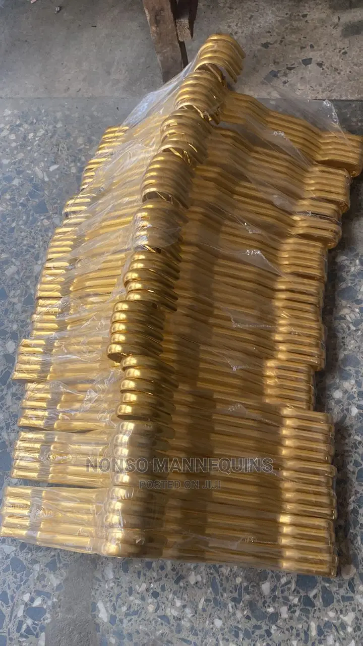 Luxury Gold Chrome Aluminum Hangers