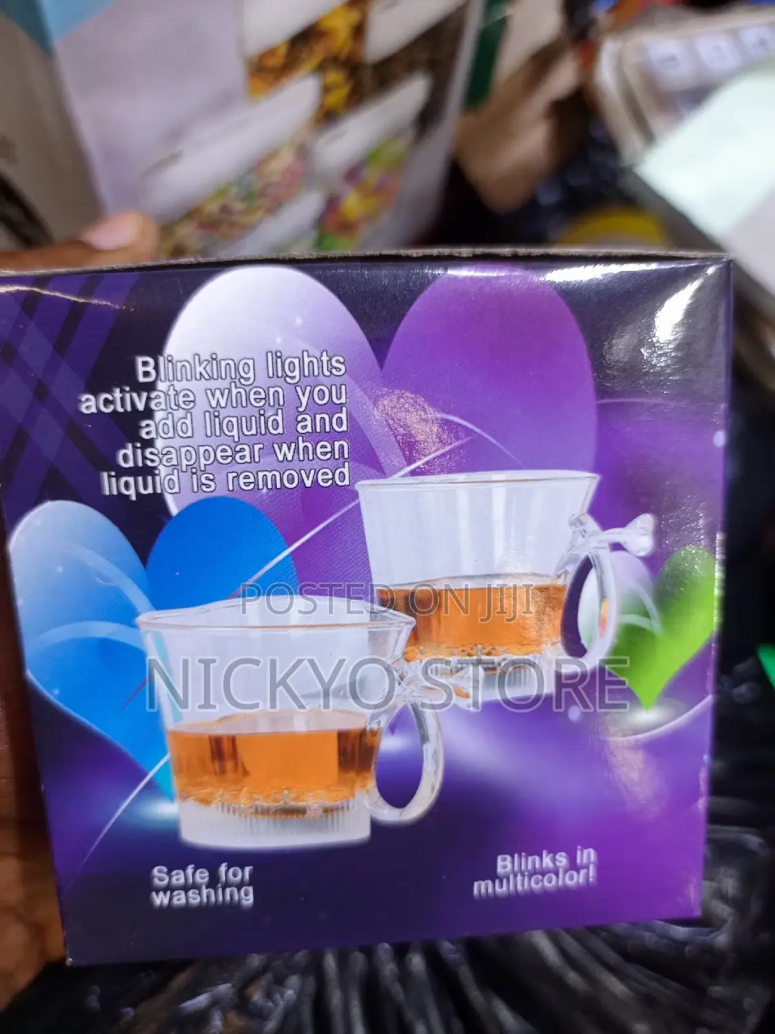 Liquid Activated Blinking Glass